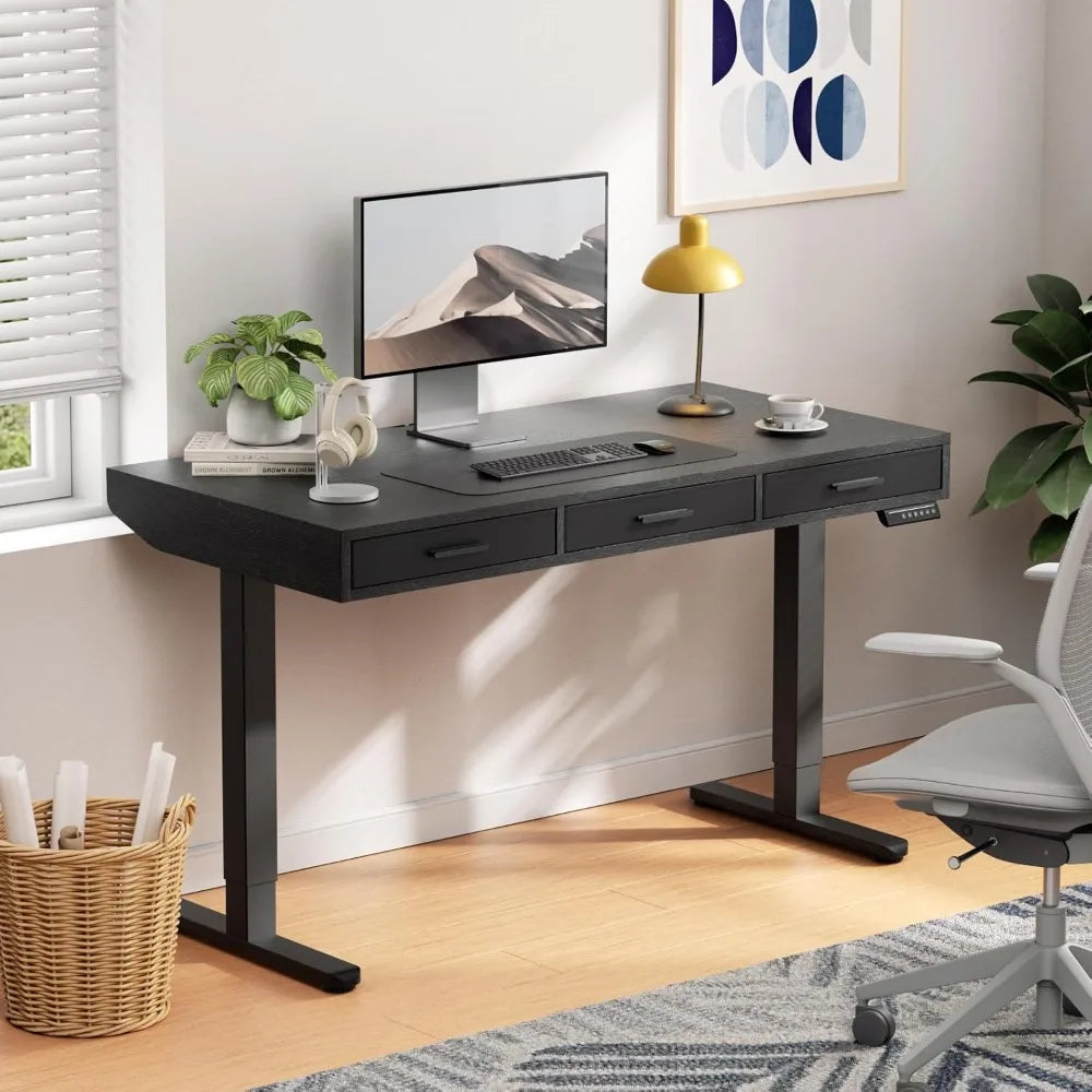 S4U Electric Standing Desk with Drawers