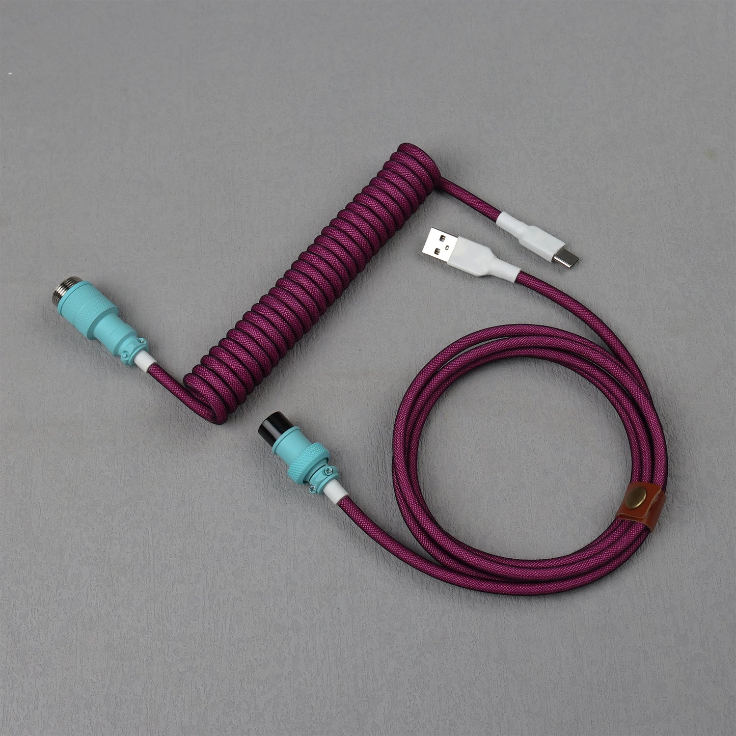 S4U GX16 Coiled USB‑C Keyboard Cable