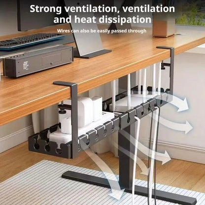 S4U Under‑Desk Cable Management Tray