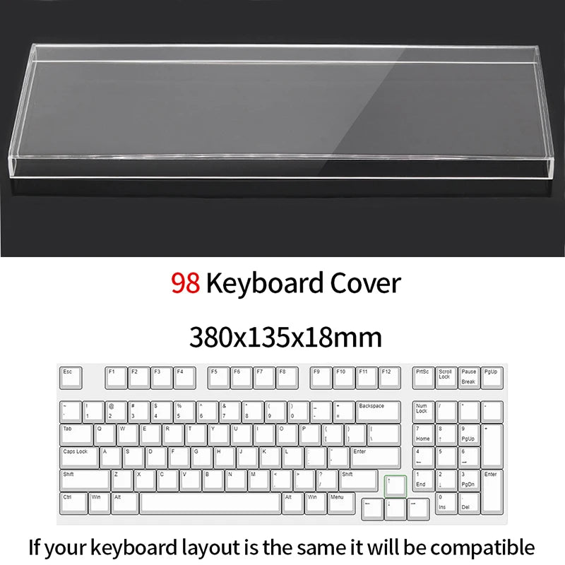 S4U Acrylic Keyboard Dust Cover