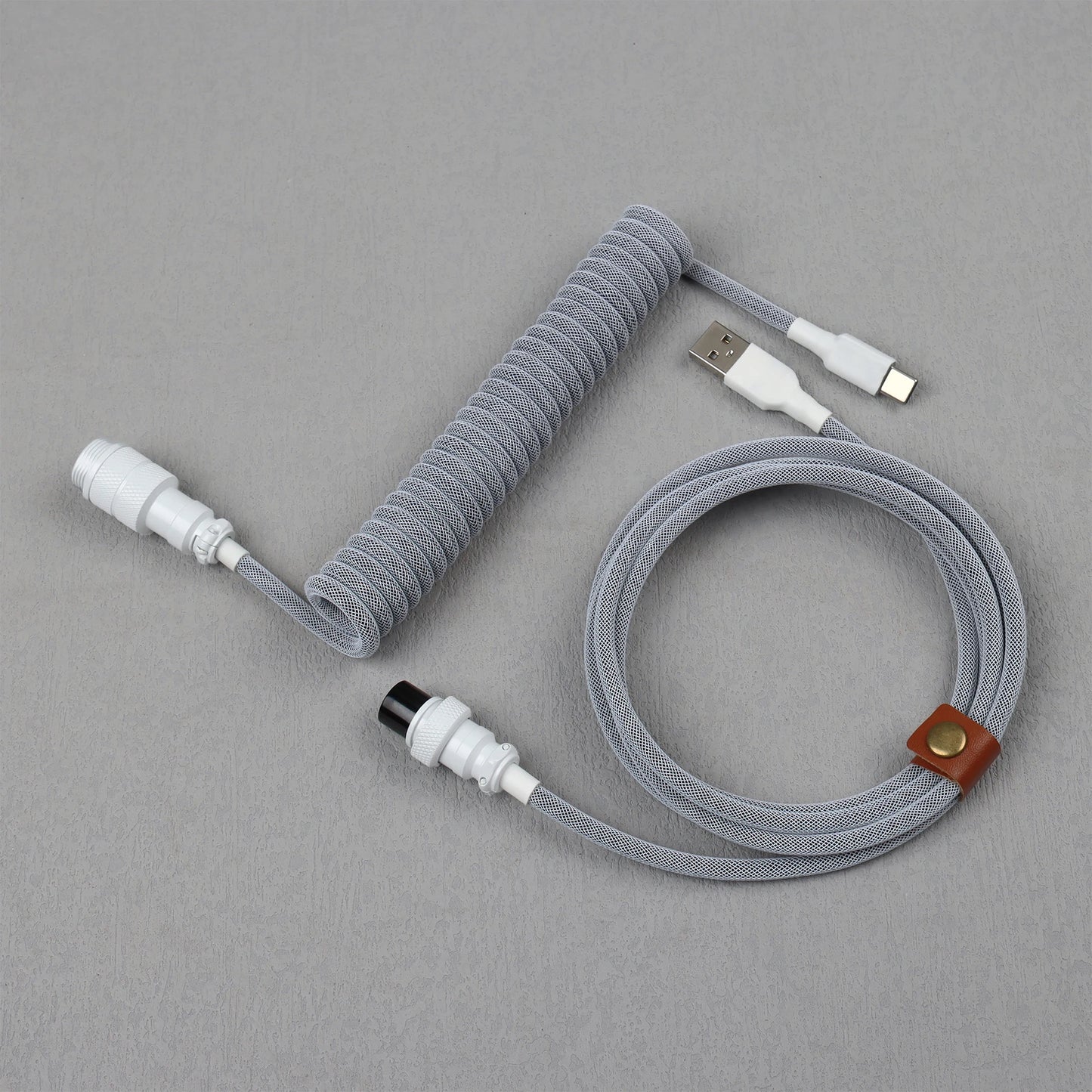 S4U GX16 Coiled USB‑C Keyboard Cable