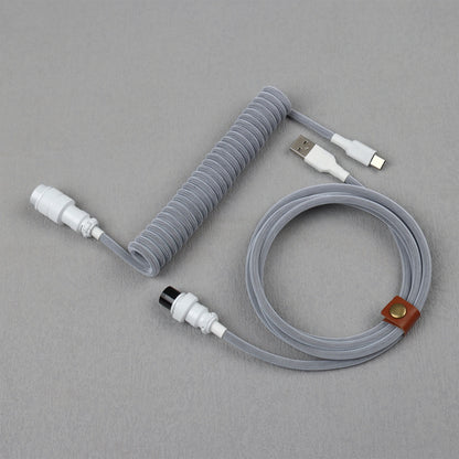 S4U GX16 Coiled USB‑C Keyboard Cable