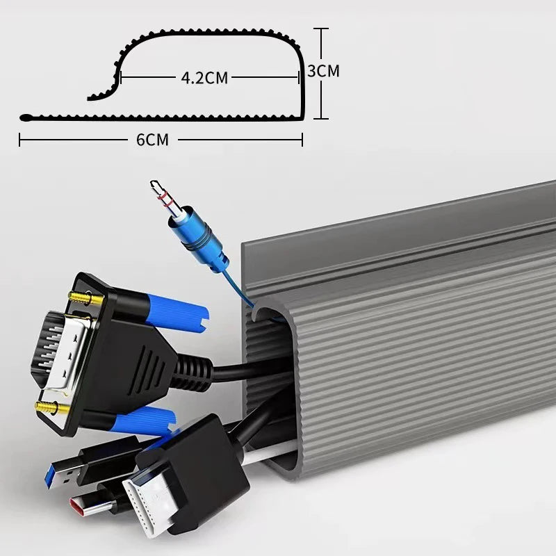 S4U Channel Desk Cable Organizer