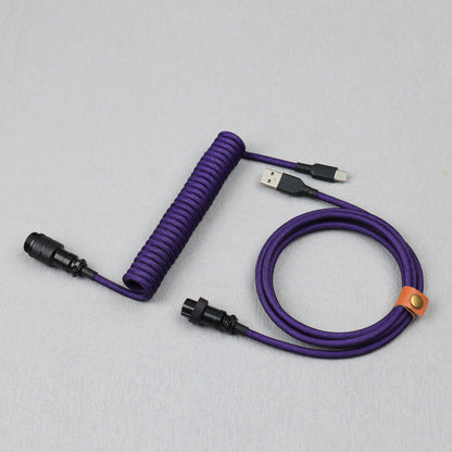 S4U GX16 Coiled USB‑C Keyboard Cable