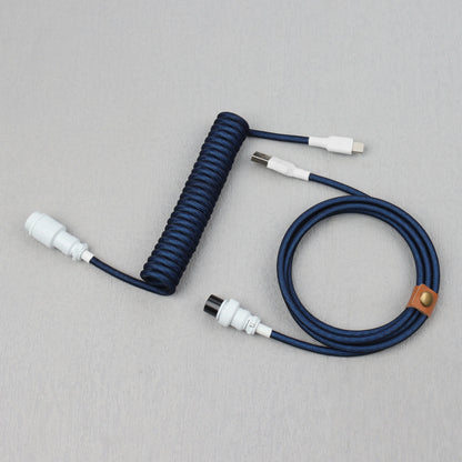 S4U GX16 Coiled USB‑C Keyboard Cable