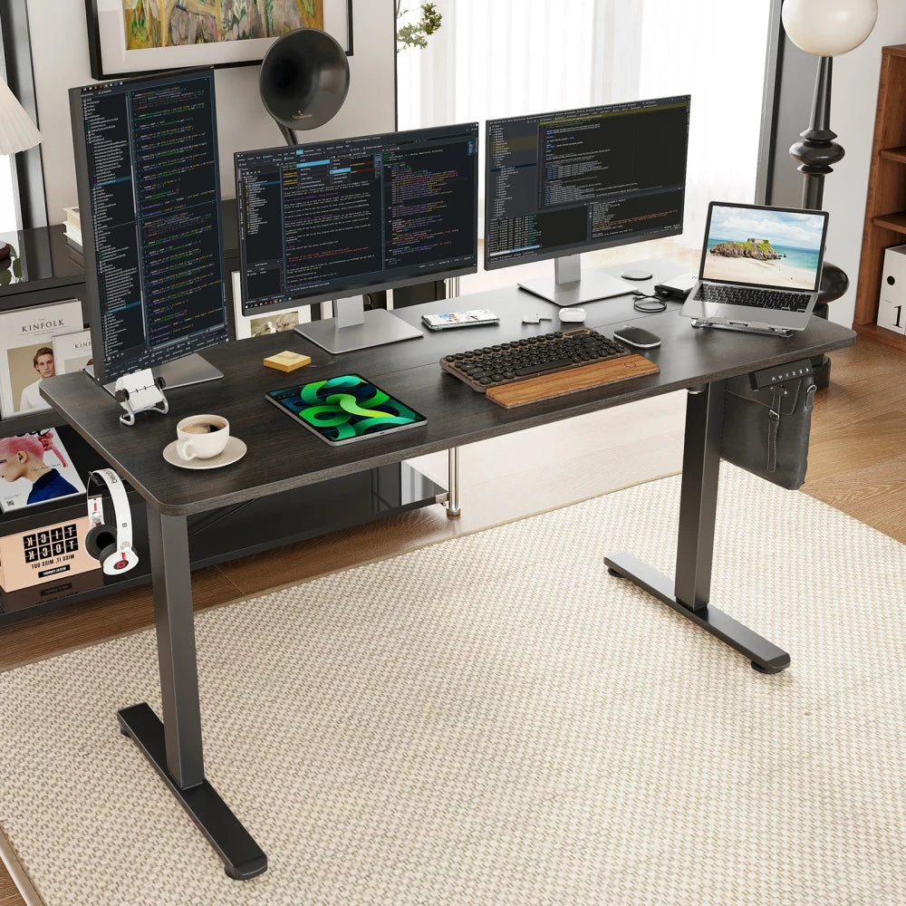 S4U Electric Standing Desk – Adjustable Sit‑Stand Home Office Desk