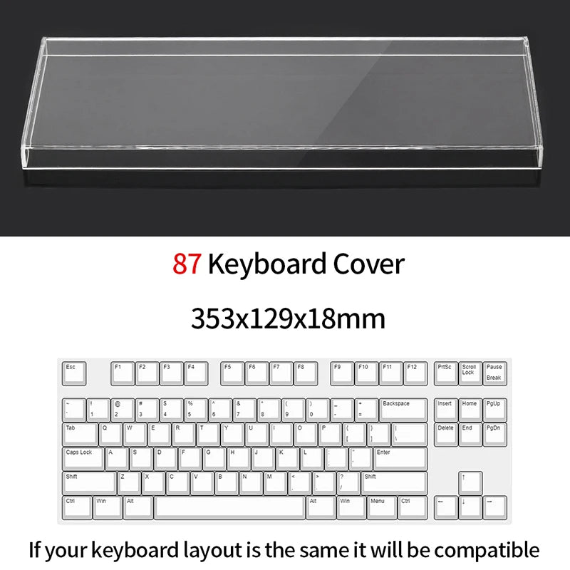 S4U Acrylic Keyboard Dust Cover