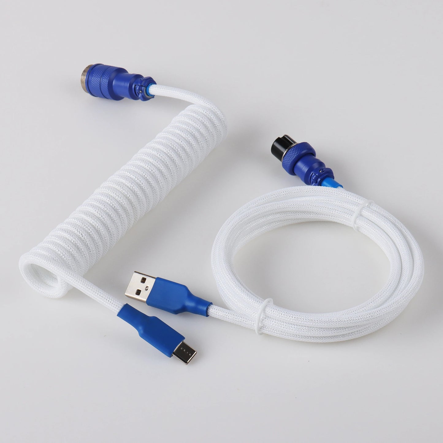 S4U GX16 Coiled USB‑C Keyboard Cable